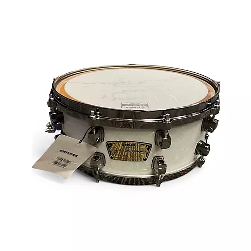 Used Yamaha 5.5X14 John JR Robinson Custom Snare Antique Marine Pearl Drum Antique Marine Pearl 10 - musicians--Friend