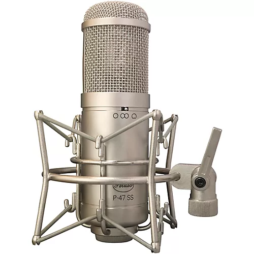 Peluso Microphone Lab P-47 SS Solid-State Large-Diaphragm Multi-Pattern Microphone Kit Nickel - musicians--Friend