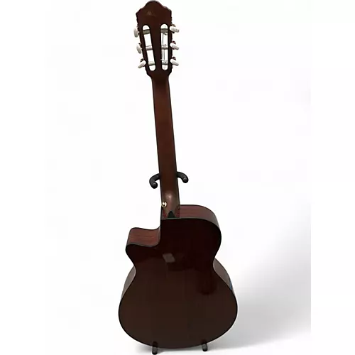 Used Ibanez AEG50N Black Classical Acoustic Electric Guitar Black - musicians--Friend