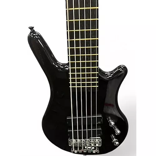 Used 2018 Warwick Pro Series Thumb 6 Nirvana Black Electric Bass Guitar Nirvana Black - musicians--Friend