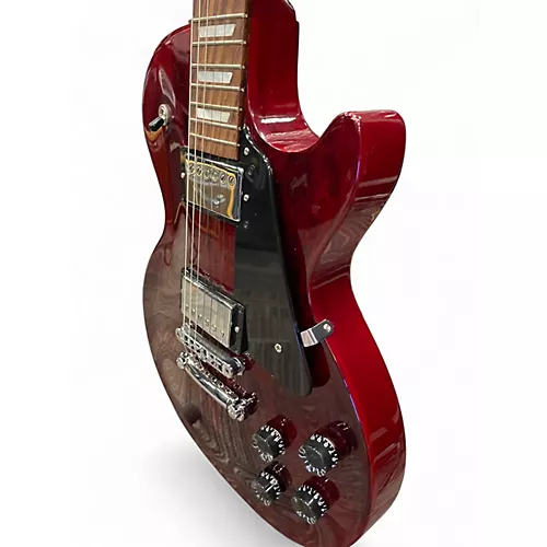 Used Gibson Les Paul Studio Red Solid Body Electric Guitar Red - musicians--Friend