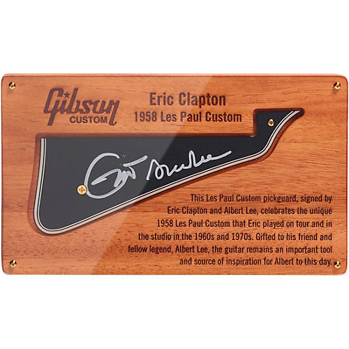 Gibson Custom Eric Clapton 1958 Les Paul Custom Electric Guitar Ebony - musicians--Friend