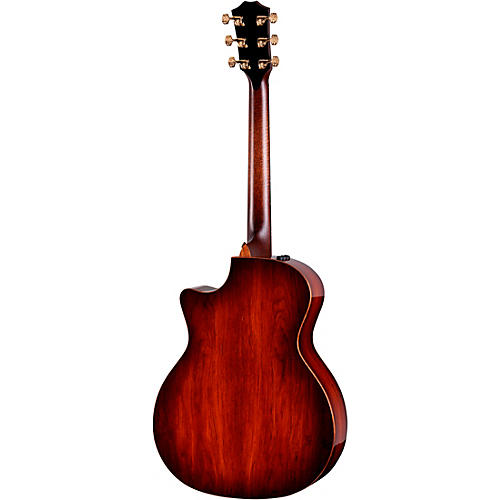Taylor Custom Sinker Redwood-Cocobolo Grand Auditorium Acoustic-Electric Guitar Natural - musicians--Friend