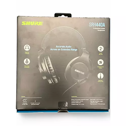 Used Shure SRH440A Studio Headphones - musicians--Friend