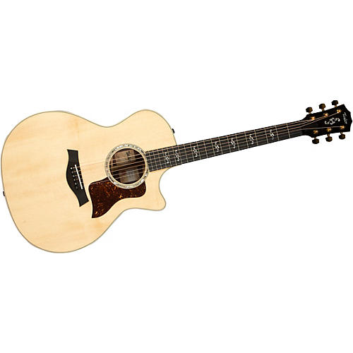 Taylor 414ce V-Class Special-Edition Grand Auditorium Acoustic-Electric Guitar Natural - musicians--Friend