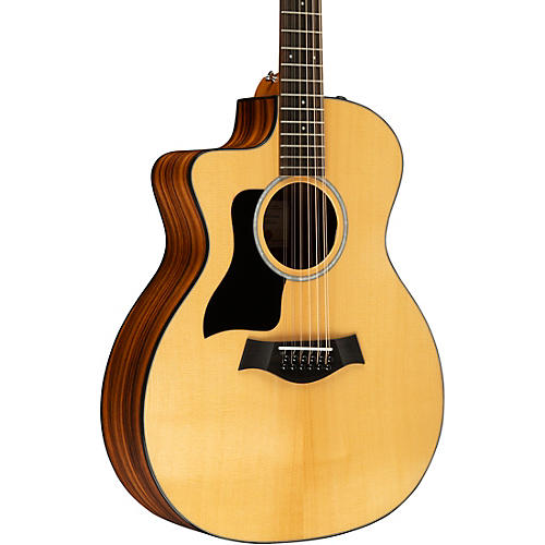 Taylor 254ce Plus Grand Auditorium 12-String Left-Handed Acoustic-Electric Guitar Natural - musicians--Friend