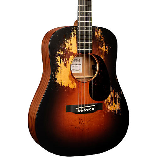 Martin D Jr E StreetLegend Dreadnought Acoustic-Electric Guitar Burst - musicians--Friend