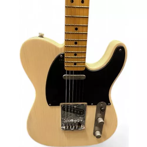 Used Squier Classic Vibe 1950S Telecaster White Blonde Solid Body Electric Guitar White Blonde - musicians--Friend