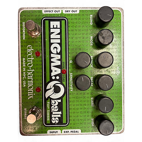 Used Electro-Harmonix Enigma Qballs Bass Envelope Filter Bass Effect Pedal - musicians--Friend