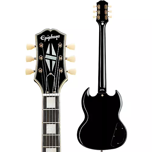 Epiphone SG Custom Left-Handed Electric Guitar Ebony - musicians--Friend