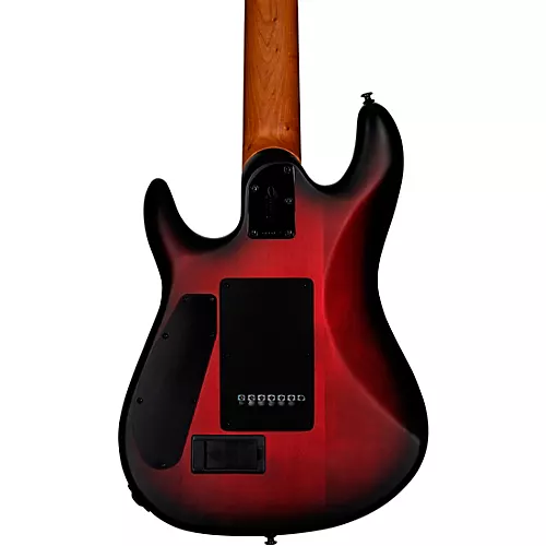 Sterling by Music Man Jason Richardson Cutlass 7-String Electric Guitar Dark Scarlet Burst Satin - musicians--Friend