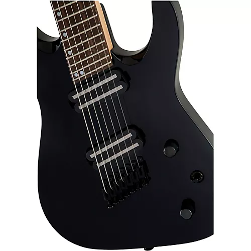 Jackson X Series Dinky Arch Top DKAF7 MS 7-String Electric Guitar Gloss Black - musicians--Friend