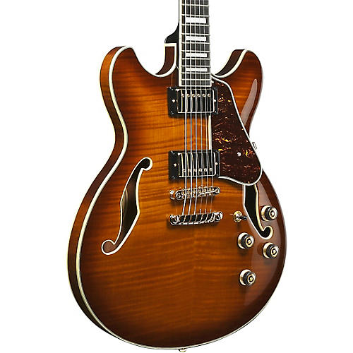 Ibanez Artcore Expressionist AS93FM Electric Guitar Antique Yellow Sunburst - musicians--Friend