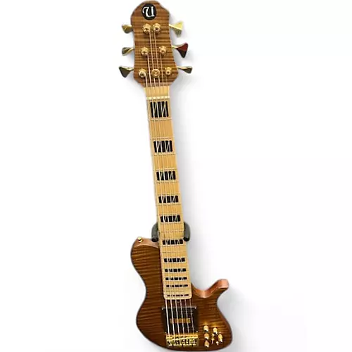 Used 2024 Utera Guitars Elegance 6 String Natural Electric Bass Guitar Natural - musicians--Friend