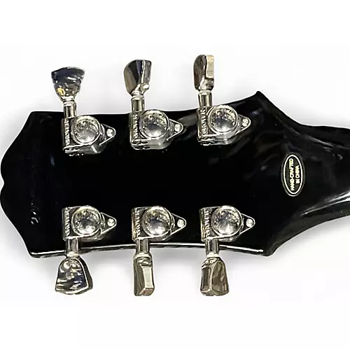 Used Epiphone Les Paul Standard Left Handed Black Electric Guitar Black - musicians--Friend