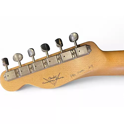 Used 2013 Fender CUSTOM SHOP TELECASTER PRO CLOSET CLASSIC LIGHT RELIC GLOSS BLACK Solid Body Electric Guitar LIGHT RELIC GLOSS BLACK - musicians--Friend