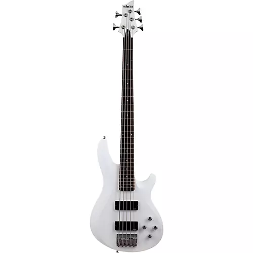 Schecter Guitar Research C-5 Deluxe Electric Bass Satin Metallic Light Blue - musicians--Friend