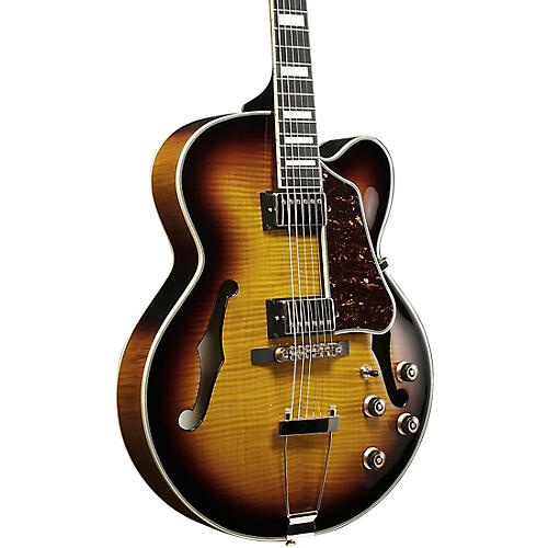 Ibanez Artcore Expressionist AF95FM Electric Guitar Antique Yellow Sunburst - musicians--Friend