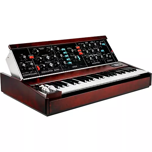 Moog Minimoog Model D Monophonic Analog Synthesizer Dark Cherry - musicians--Friend