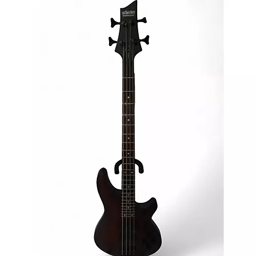 Used Schecter Guitar Research Omen 4 String Natural Electric Bass Guitar Natural - musicians--Friend