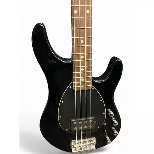 Used Sterling by Music Man SB14 Black Electric Bass Guitar Black - musicians--Friend