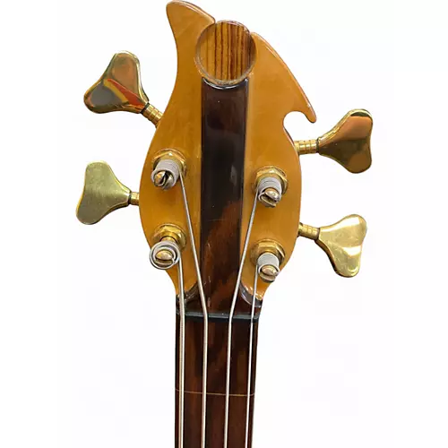 Used Linc Luthier Natural Electric Bass Guitar Natural - musicians--Friend