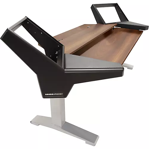 Argosy Halo.K88 Base Keyboard Workstation Desk With Mahogany Veneer Desktop - musicians--Friend