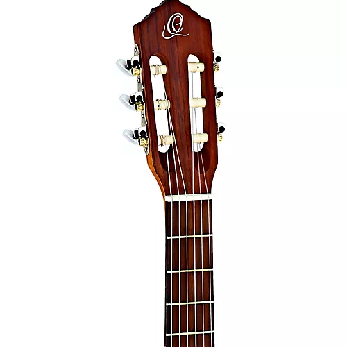 Ortega Family Series RCE125SN Thinline Acoustic-Electric Classical Guitar Satin Natural - musicians--Friend