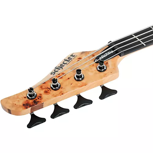 Schecter Guitar Research Reaper-4 Left-Handed Electric Bass Natural Satin - musicians--Friend