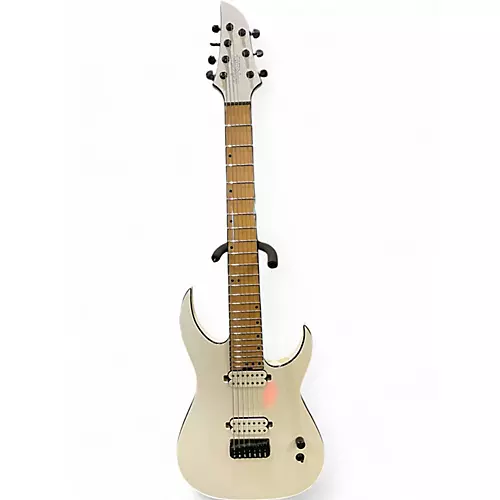 Used Schecter Guitar Research KM7 MKII NATURAL PEARL Solid Body Electric Guitar NATURAL PEARL - musicians--Friend