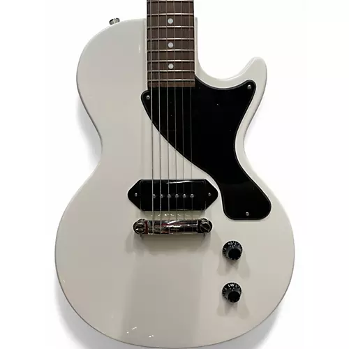 Used Epiphone Epiphone Billie Joe Armstrong Les Paul Jr WHITE Solid Body Electric Guitar WHITE - musicians--Friend