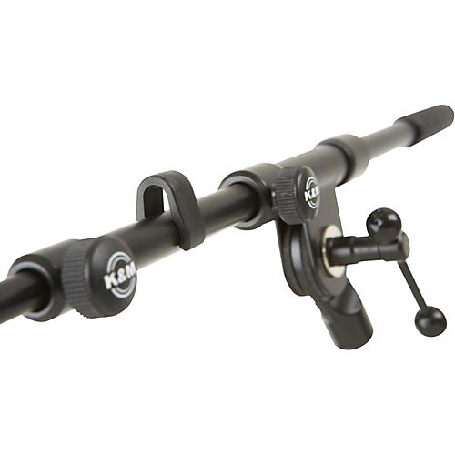K&M Telescopic Boom Arm - 2-Piece Black - musicians--Friend