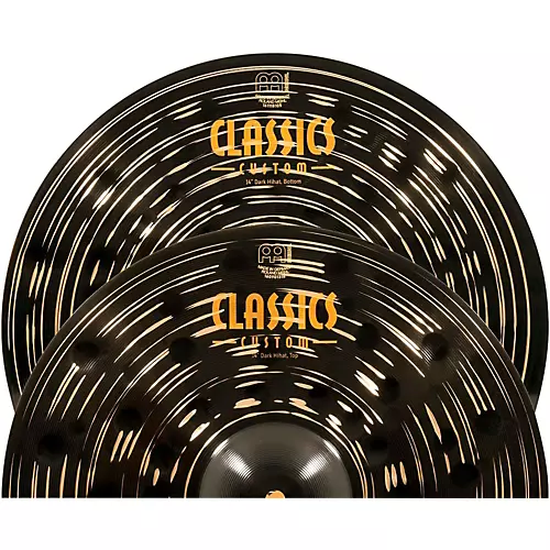MEINL Classics Custom Dark Hi-Hat Cymbal Pair 14 in. - musicians--Friend