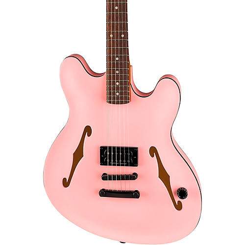 Fender Tom DeLonge Starcaster Electric Guitar Satin Shell Pink - musicians--Friend