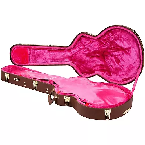 Gator GW-335 Laminated Wood Case for 335 Guitar Brown - musicians--Friend