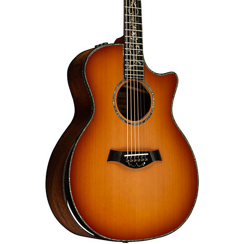 Taylor PS14ce LTD 50th Anniversary Walnut Grand Auditorium Acoustic-Electric Guitar Shaded Edge Burst - musicians--Friend