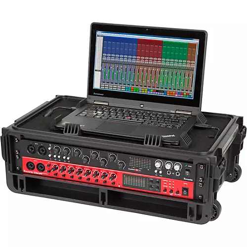 SKB 1SKB-ISF2U Injection Molded 2U Studio Flyer Rack Case - musicians--Friend