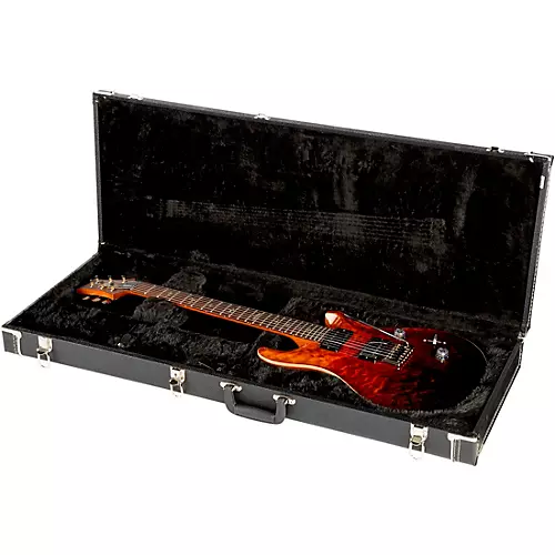 PRS Wood Library Custom 24 Electric Guitar Fire Red Gray Black Fade - musicians--Friend
