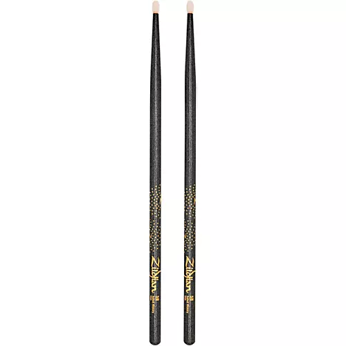 Zildjian Limited-Edition Z Custom Black Chroma Drum Sticks 5B Wood - musicians--Friend