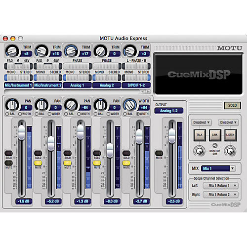 MOTU Audio Express 6 x 6 FireWire/USB 2.0 Audio Interface - musicians--Friend