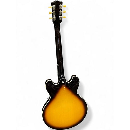 Used 2024 Gibson ES335 2 Tone Sunburst Hollow Body Electric Guitar 2 Tone Sunburst - musicians--Friend