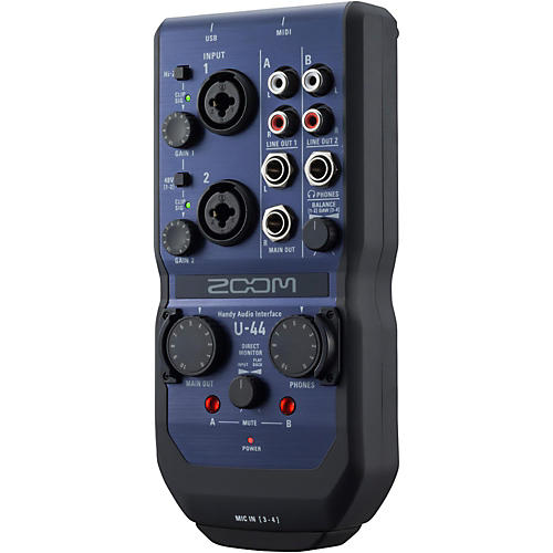 Zoom U-44 Handy Audio Interface - musicians--Friend
