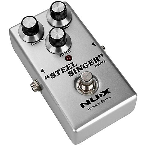 NUX Reissue Series Steel Singer Drive Effects Pedal Silver - musicians--Friend