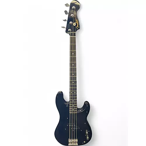 Used Fender PLAYER PRECISION BASS EBONY Black Electric Bass Guitar Black - musicians--Friend