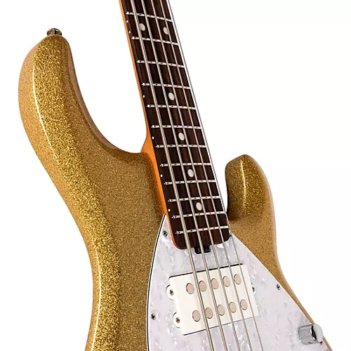 Ernie Ball Music Man StingRay5 Special HH 5-String Electric Bass Guitar Genius Gold - musicians--Friend