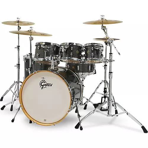 Gretsch Drums Catalina Maple 6-Piece Shell Pack with Free 8 in. Tom Black Stardust - musicians--Friend
