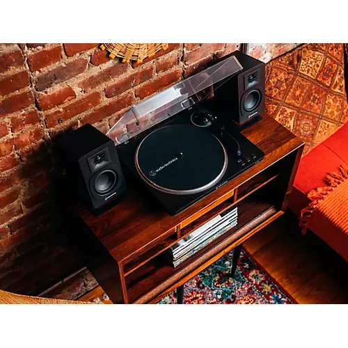 Audio-Technica AT-LP70X-BG Fully Automatic Belt-Drive Turntable Black/Grey - musicians--Friend