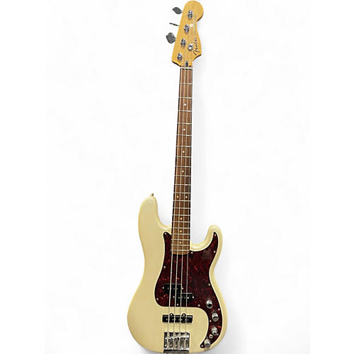 Used Fender Player Plus Active Precision Bass Olympic Pearl Electric Bass Guitar Olympic Pearl - musicians--Friend