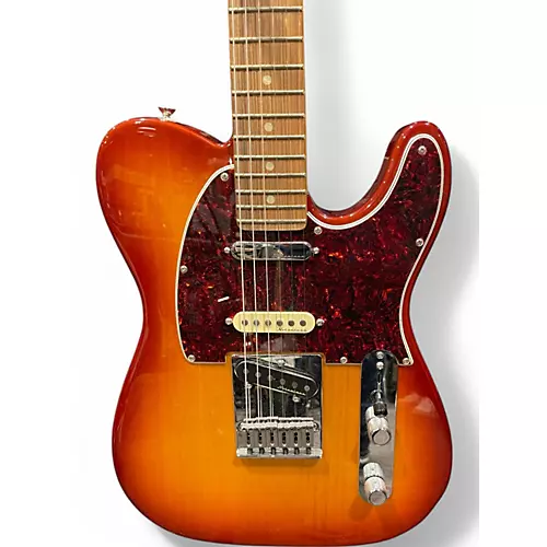 Used Fender Player Plus Nashville Telecaster Cherry Sunburst Solid Body Electric Guitar Cherry Sunburst - musicians--Friend