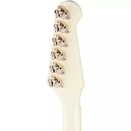 Epiphone 1963 Firebird V Reissue With Maestro Vibrola Electric Guitar Polaris White - musicians--Friend